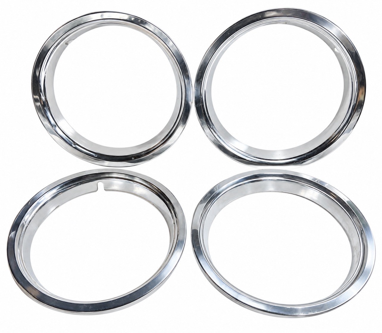1966–1970 Oldsmobile Toronado Wheel Trim Beauty Ring + 1967–1969 El Dorado Set 4