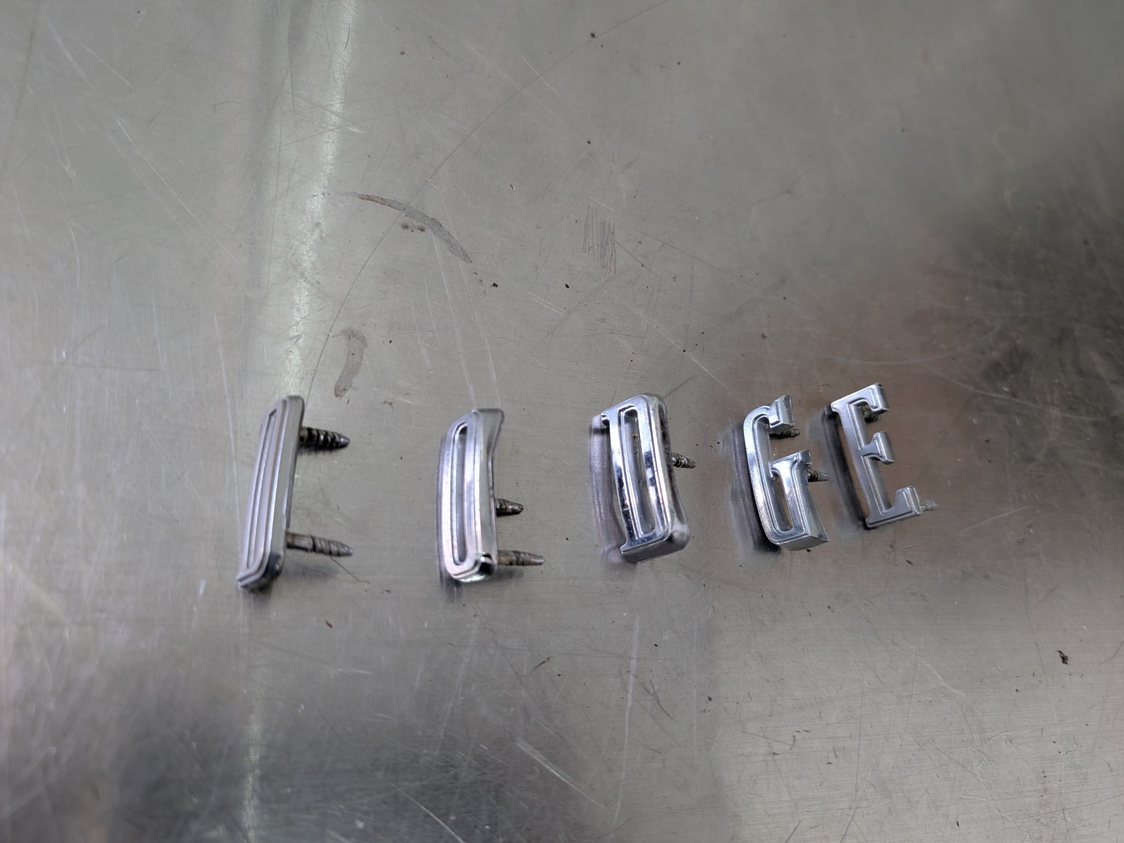 1966 Dodge Monaco Hood Letters