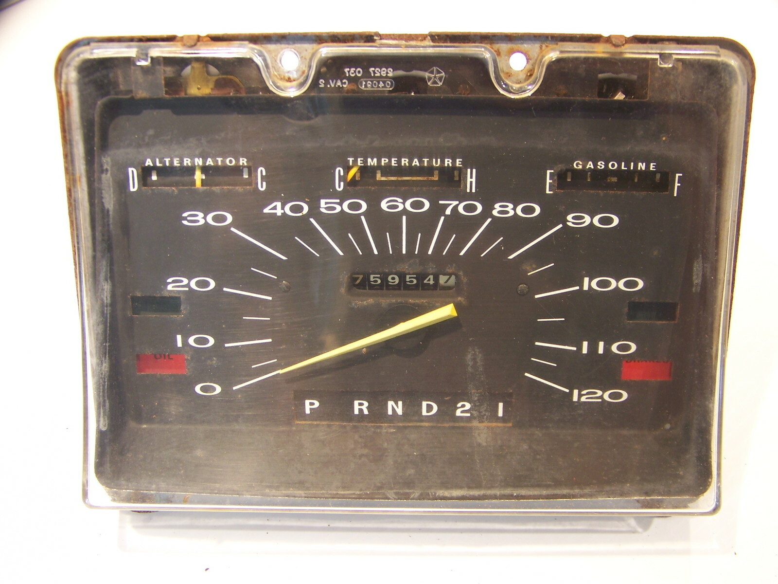 1970 PLYMOUTH GRAN FURY INSTRUMENT CLUSTER - SPEEDOMETER & GAUGES OEM