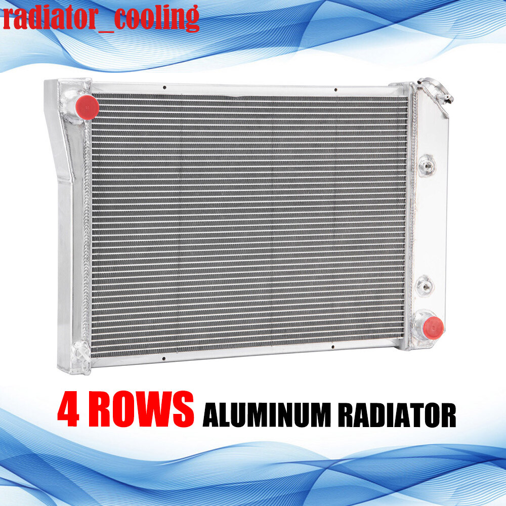 4 Rows Radiator For 1973 1974 Chevy Nova/Pontiac Ventura/Buick Apollo/Olds Omega