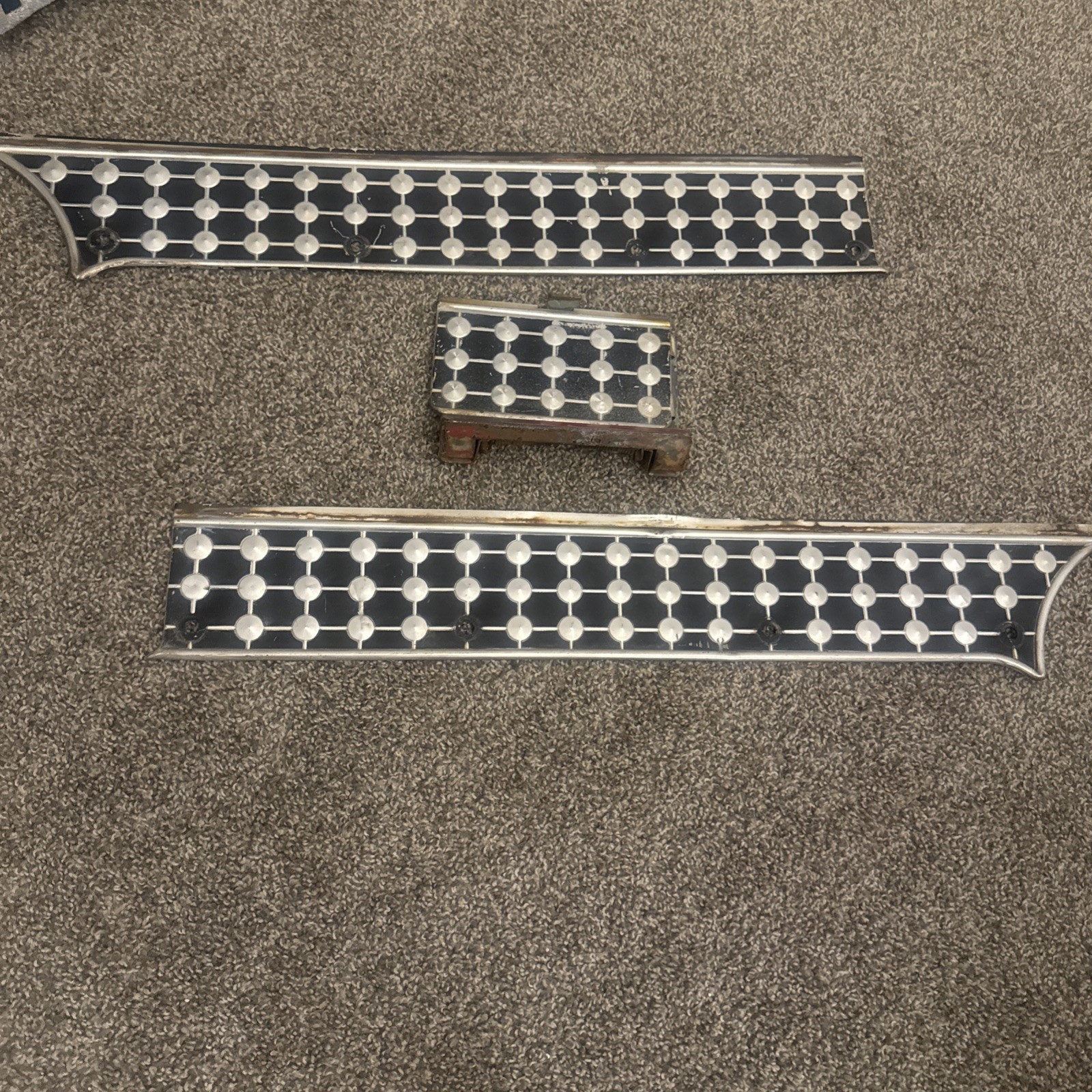1961 FORD STARLINER/GALAXIE REAR TRIM  (4) PIECE SET