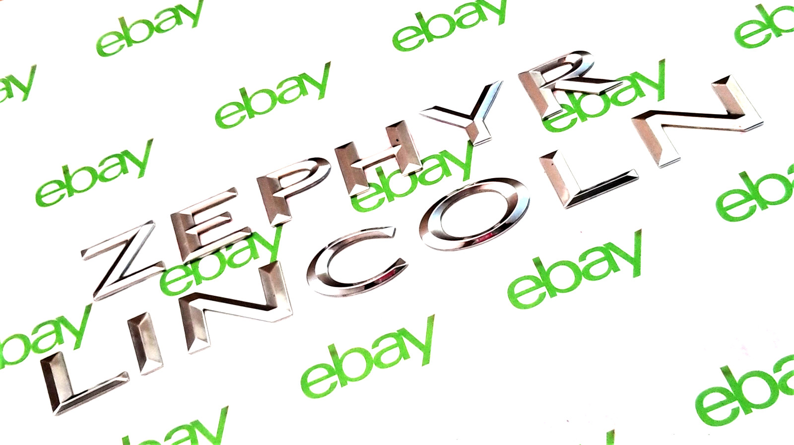 Lincoln Zephyr Trunk Letters Emblems OEM (13 Pieces)