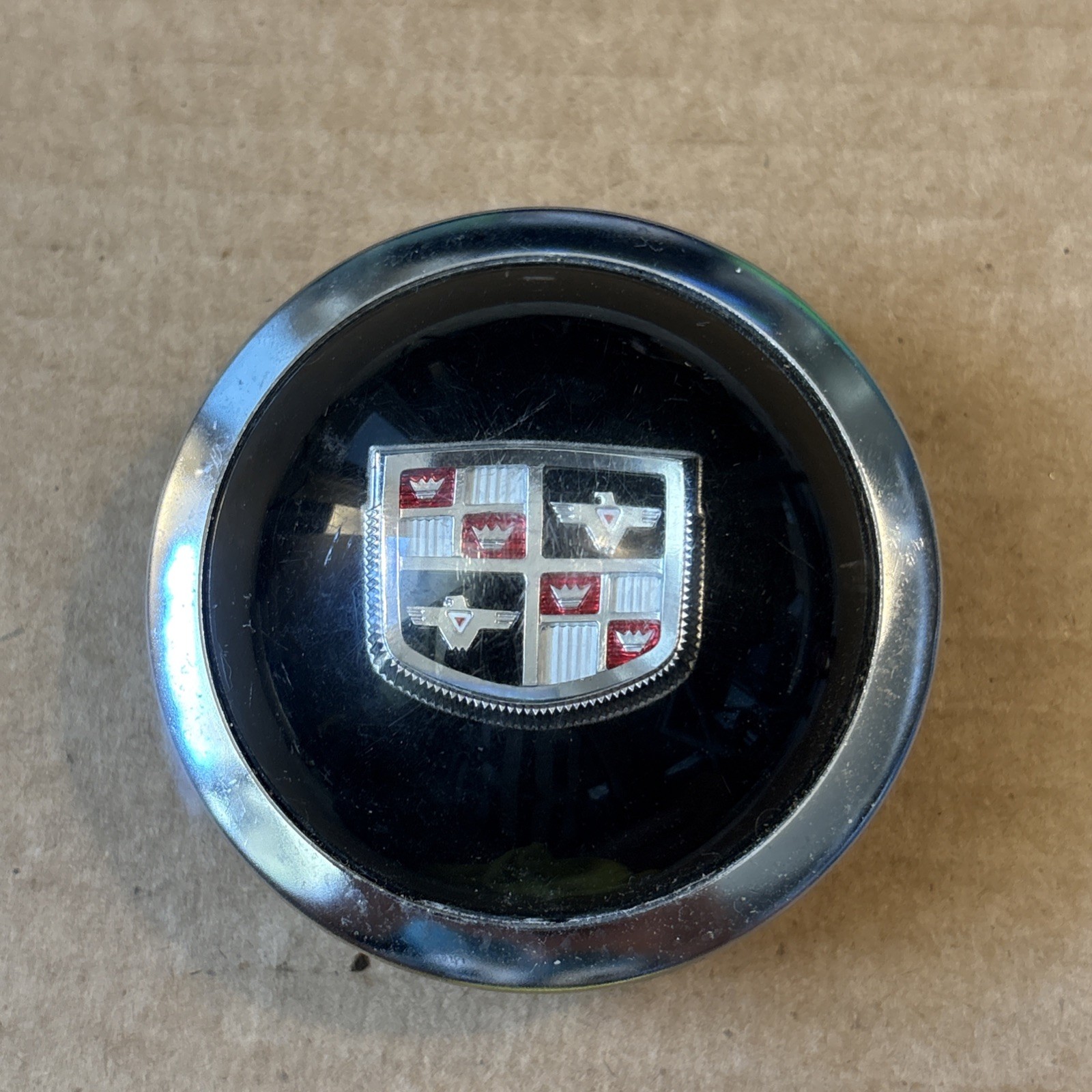 1956-1957 Studebaker Commander Champion Steering Wheel Horn Button Emblem Badge
