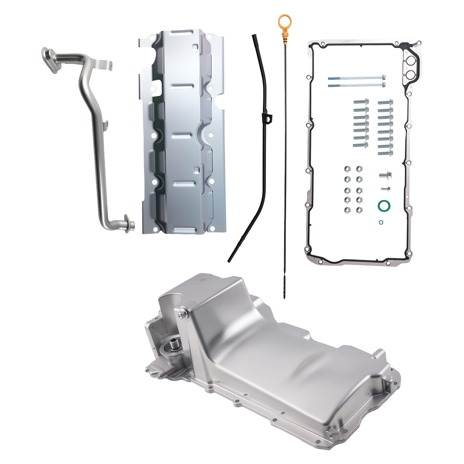 Muscle Car LS Oil Pan Kit New for GM LS Engines 5.3 5.7L 6.0L Aluminum 19212593