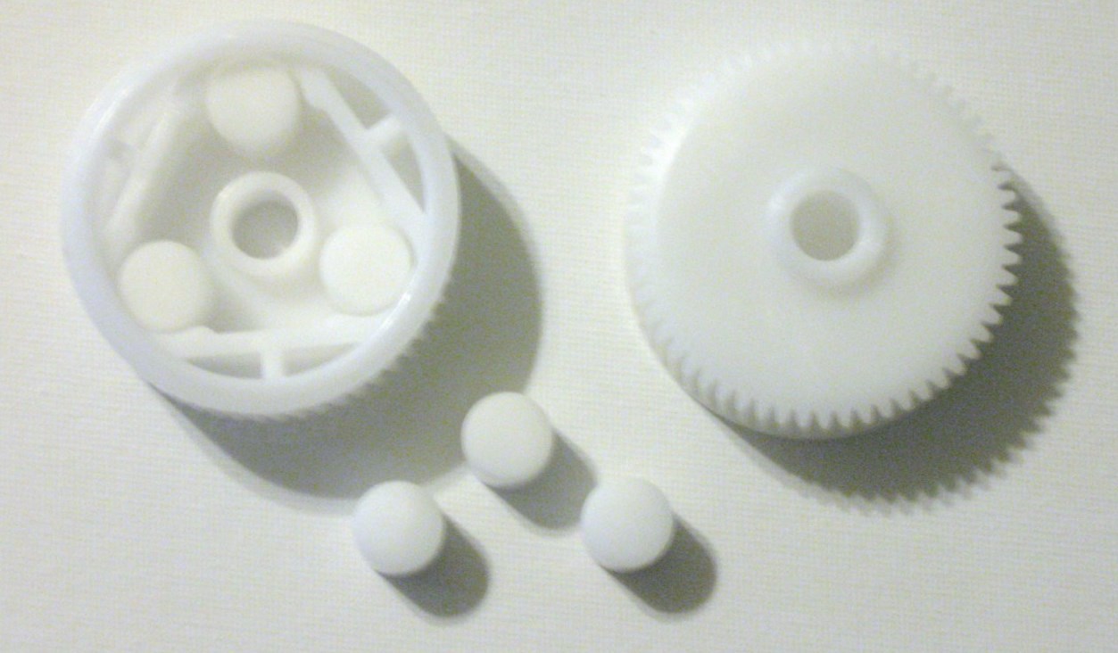 87-92 Fire Bird & TransAm Headlight Motor Gear Rebuild Kit-2 Gears and 6 Bushing
