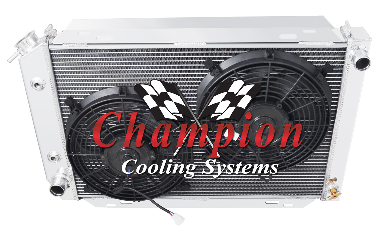 ER Champion 3 Row Radiator W/ 2 12