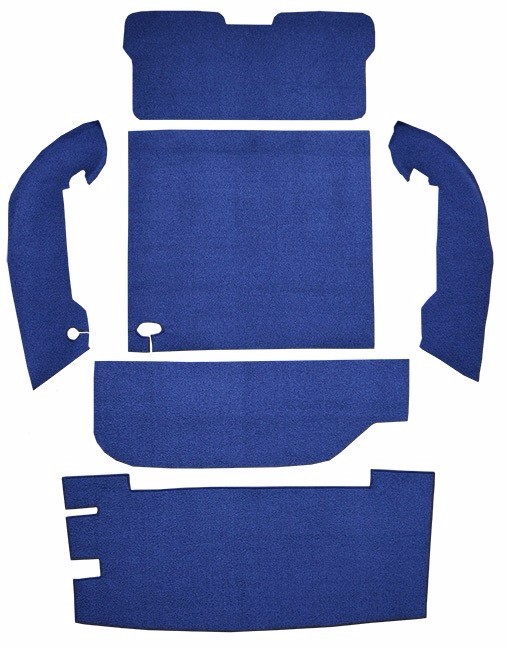ACC 64-66 PLYMOUTH BARRACUDA REAR CARGO AREA CARPET RUG - CHOOSE COLOR
