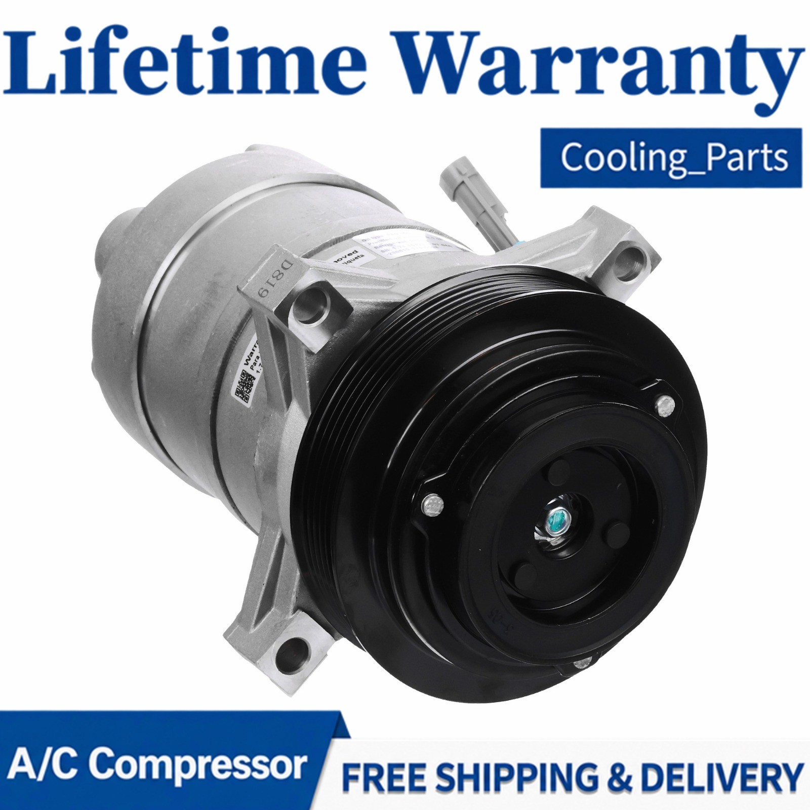 A/C Compressor for Cadillac Seville 4.6L GAS DOHC NA 1993 1994-1998