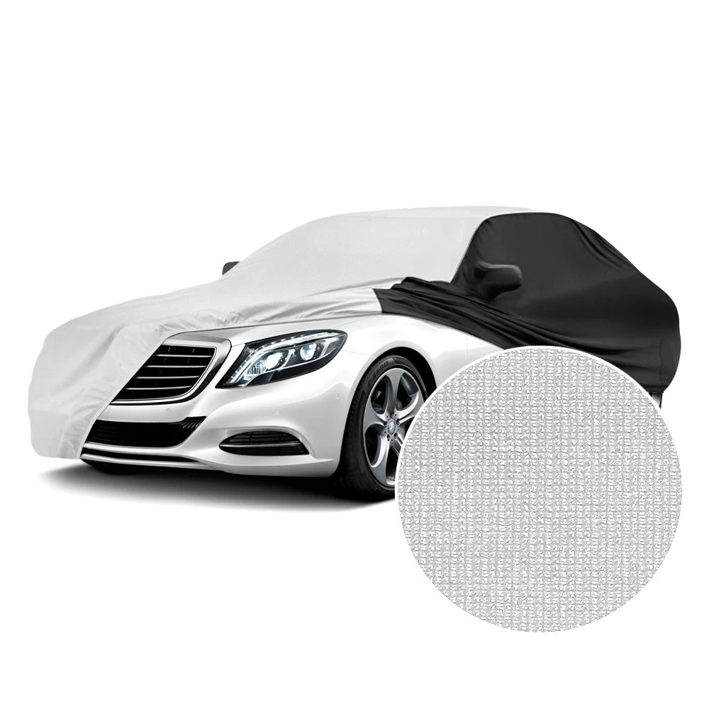 For Dodge Dynasty 88-93 Car Cover Satin Stretch Indoor Pearl White Custom Car