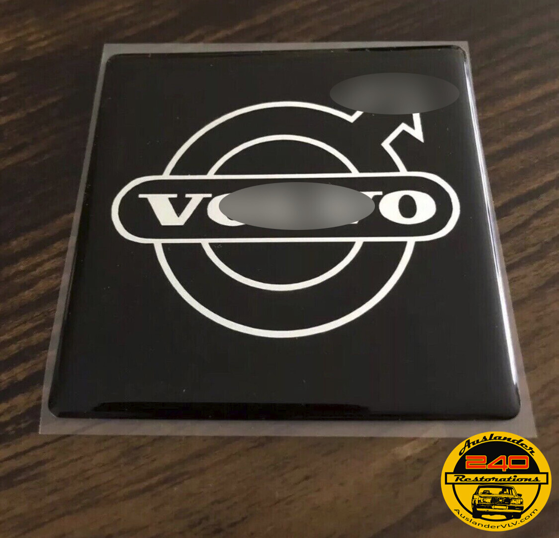 Restoration Volvo 240 1986-1993 70mm Replacement Grill Grille Badge Emblem Decal