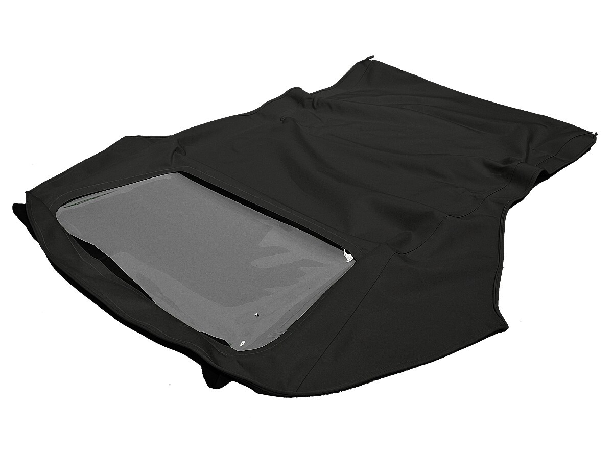 Fits Audi Cabriolet (1992-2000) Soft Top Black Premium Canvas Cloth