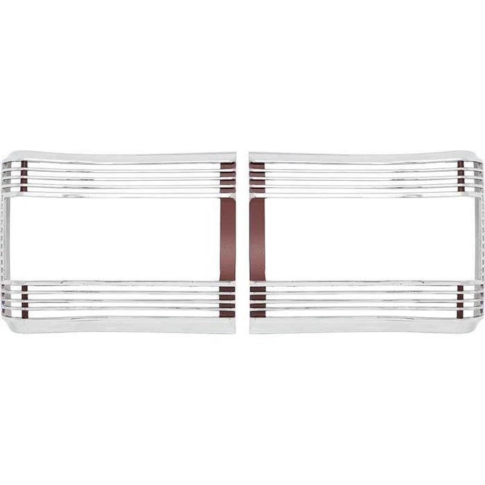 OER MB2161 67 Plymouth GTX/Satellite Tail Lamp Bezels, Pair