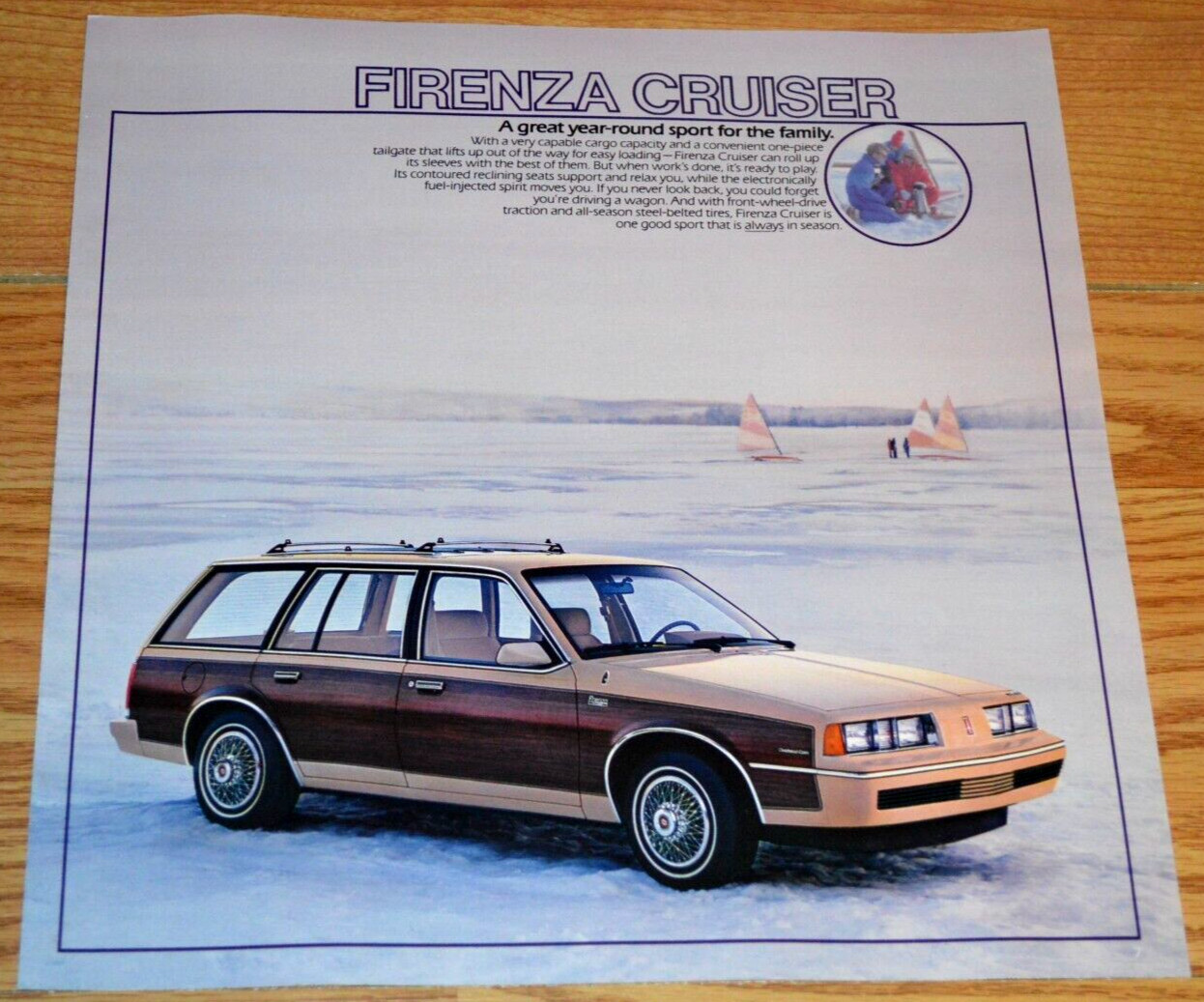1986 Oldsmobile Firenza Cruiser Wagon Original Dealer Advertisement Print Ad 86