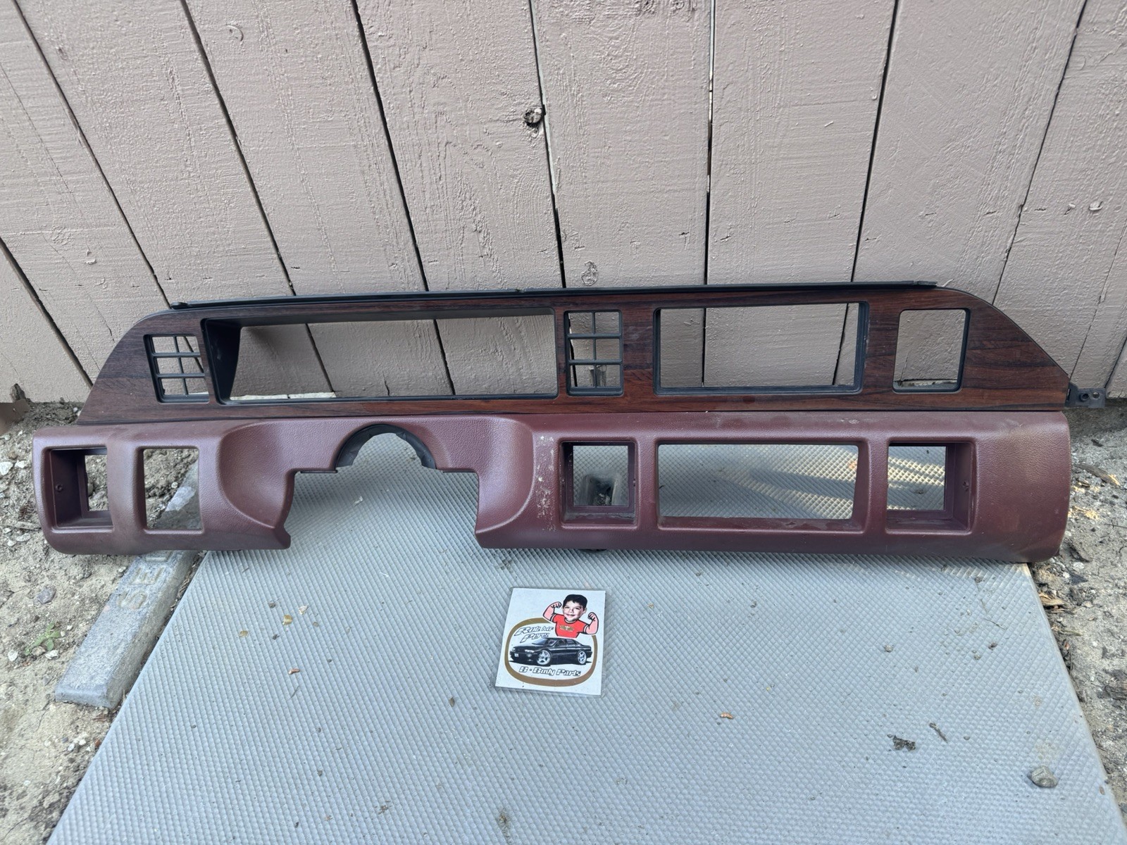 1991-1992-1993 Chevrolet Caprice Wagon Dash Radio Bezel Trim RED