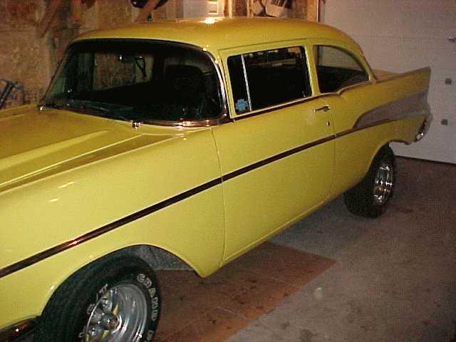 1957 Chevy Bel-Air 2dr post