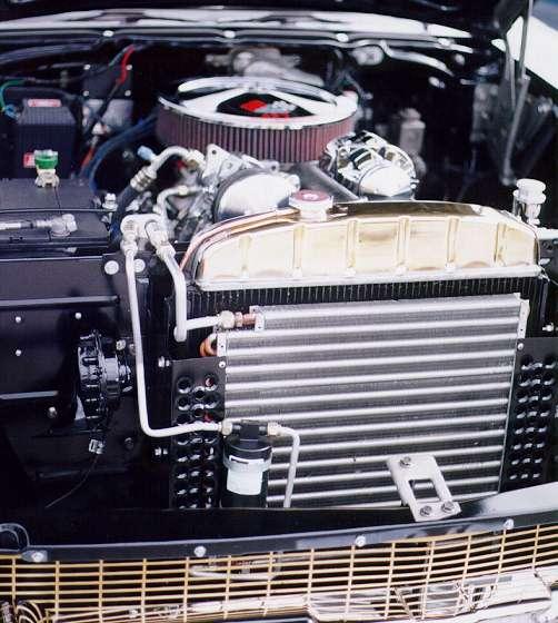 '57 Under the hood shot