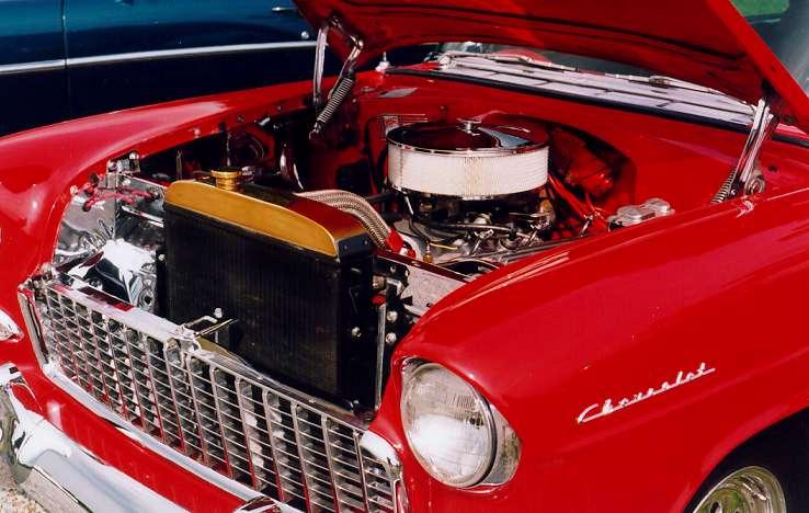 '55 Under Hood Shot